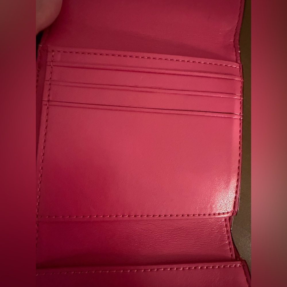 Coach Pink and Brown Women's Wallet - Picture 8 of 12